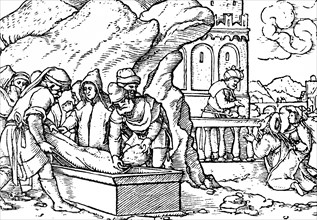Jacob is buried in Canaan in his hereditary burial