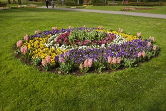 Flowerbed in the spa gardens