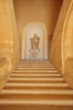 Staircase with monument to Marshal and Herresführer Louis Hector duc de Villars