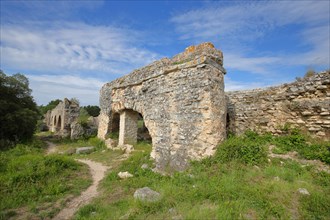 Roman antique Aqueduc de Barbegal
