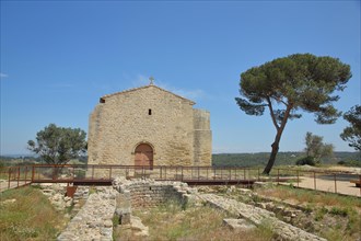 Roman excavation site Oppidum de Saint-Blaise