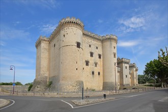 Historic Château du roi René built 15th century in Tarascon