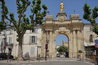 Historical town gate Porte Saint-Jean