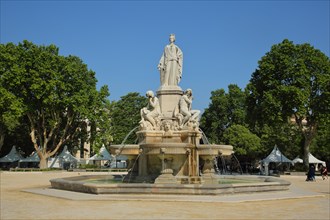 Fontaine Pradier with figure