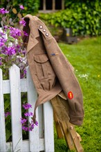 Uniform jacket at the World War II weekend at the Ryedale Folk Museum Open Air Museum