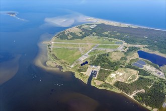Aerial view of Peenemünde airfield
