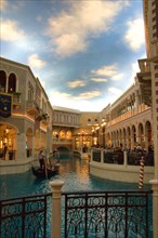 Gondola ride at the Venetian Hotel in Las Vegas
