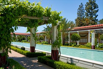 Outdoor pool at the Getty Villa in Malibu