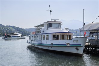 Lake Lucerne Motorboat Titlis