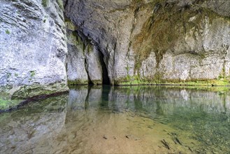 Cave at the Source du Lison near Nans-sous-Sainte-Anne