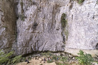 Cave Grotte Sarrazine at the Source du Lison near Nans-sous-Sainte-Anne