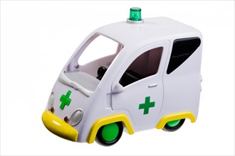 White toy ambulance