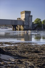Conwy Castle and Telford Suspension Bridge