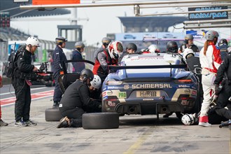 Pit stop at the 24-hour race at the NürburgringNürburg