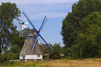 Traditional windmill at Neufeld
