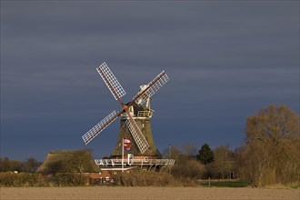 Traditional windmill at Oldsum