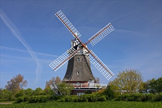 Windmill in Oldsum on the island of Föhr