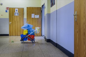 Cleaning of public buildings