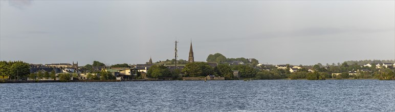 Panorama with village church