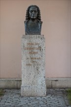 Monument to Johann Sebastian Bach with bust