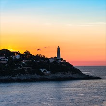 Sunrise over Cap-Ferrat Lighthouse