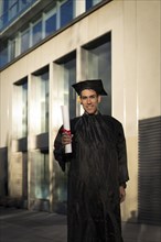 Man recent graduated