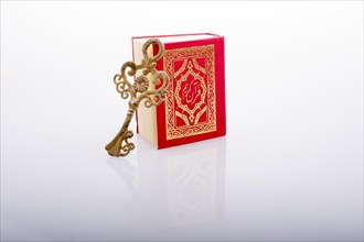 Retro Key and Islamic Holy Book Quran in mini size