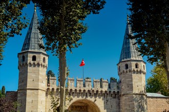 Topkapi Palace's gate in Istanbul
