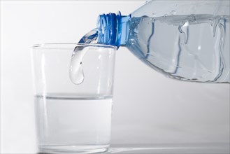Filling a Glass of Water with a Plastic Bottle