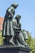 Monument Brothers Jakob and Wilhelm Grimm