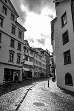 Shopping Street in Old Town in St Gallen