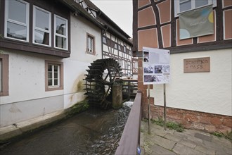 Paddle wheel of the water mill in Annweiler