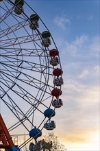 Ferris wheel in an amusement park