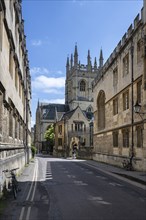 Merton Street in the old town of Oxford