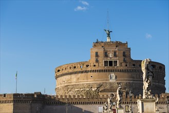 Castle Sant'angelo in a Sunny Day in Rome