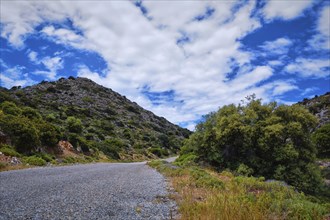 Typical beautiful landscape of Crete island