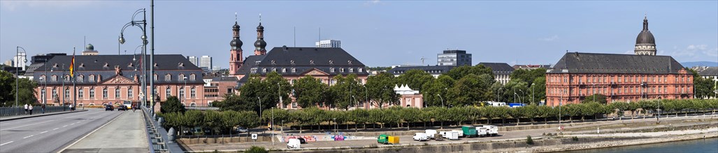 State Parliament Electoral Palace Panorama Mainz Germany