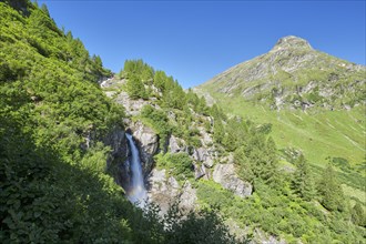 Waterfall with front Kesselkopf