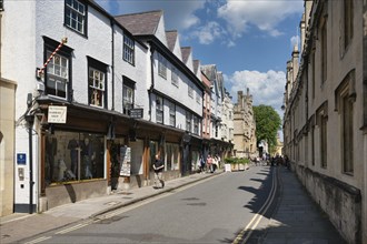 Market Street in the Old Town of Oxford