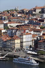 View of Ribeira district and Douro river