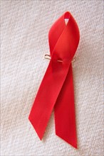 The red ribbon for the fight against aids