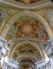 Ceiling fresco of the Banz Monastery Church
