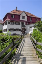 Bridge to listed house in Weitnau