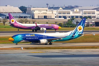 Boeing 737-800 aircraft of NokAir at Bangkok Don Mueang Airport