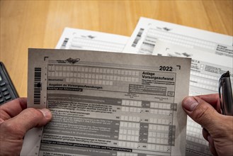Income tax return forms
