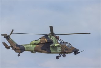 French Army Tiger helicopter in flight
