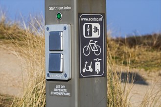 Dutch free Ecotab e-bike charging station