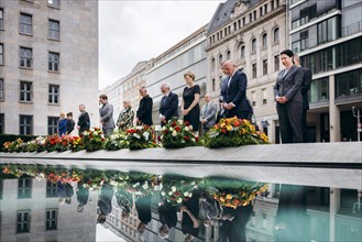Wreath-laying ceremony on the occasion of the 70th anniversary of the GDR People's Uprising of 17 June 1953 at the Platz des Volksaufstandes. Katja Hessel