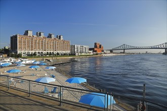 Public beach in the Old Port