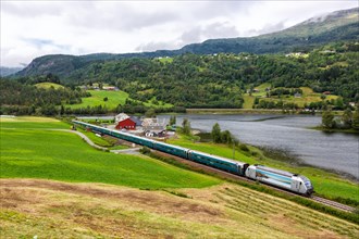 Bergen Railway train at Seimsgrend